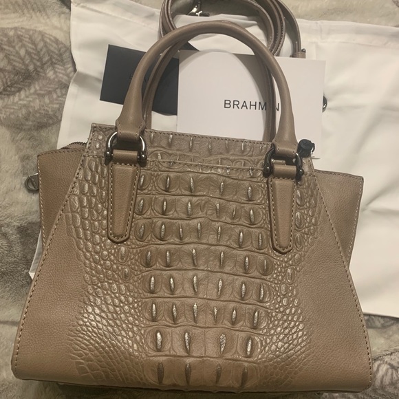 SOLD!! NWT Brahmin Leather Satchel - Picture 5 of 10